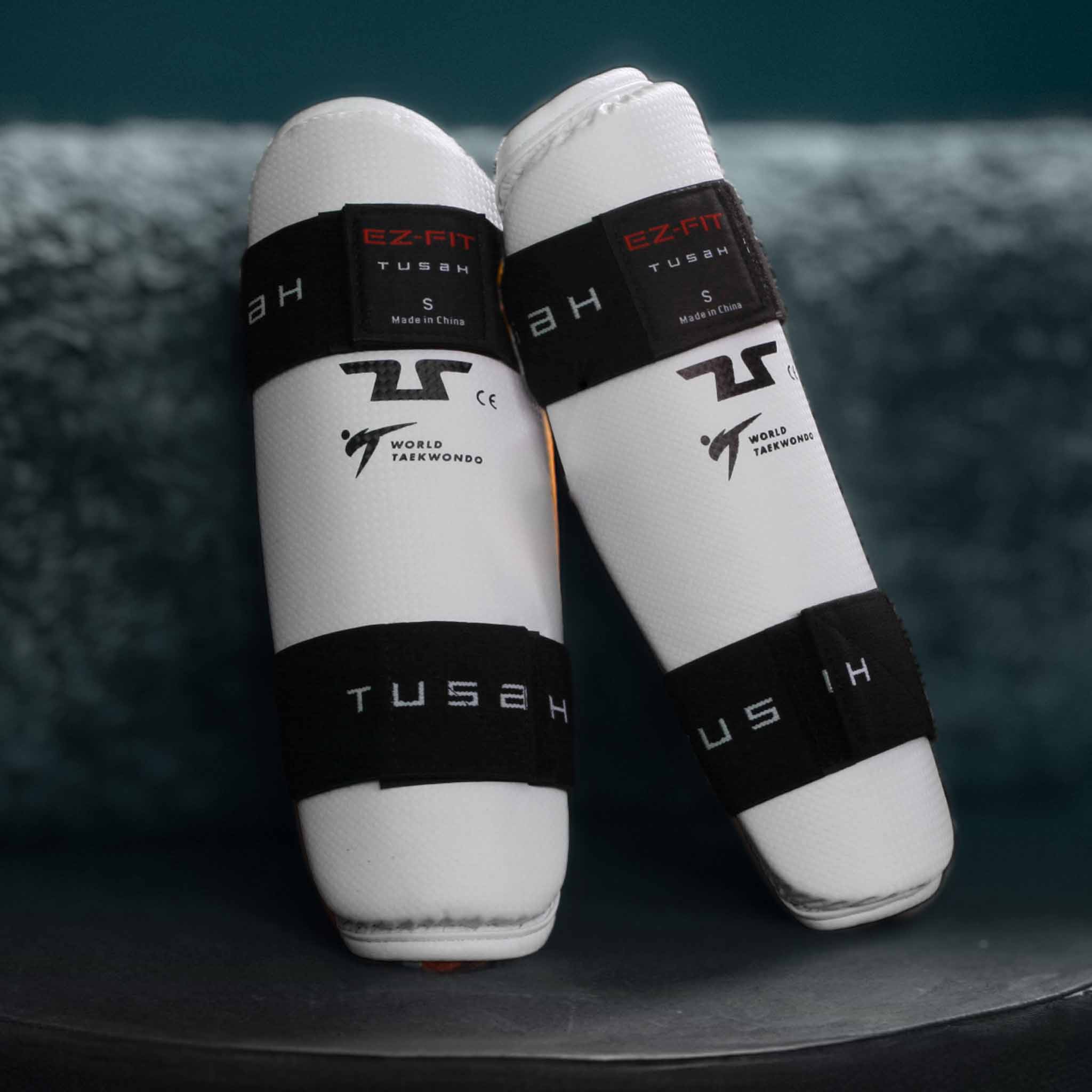 martial arts shin pads to guard your shins whilst doing karate kicks