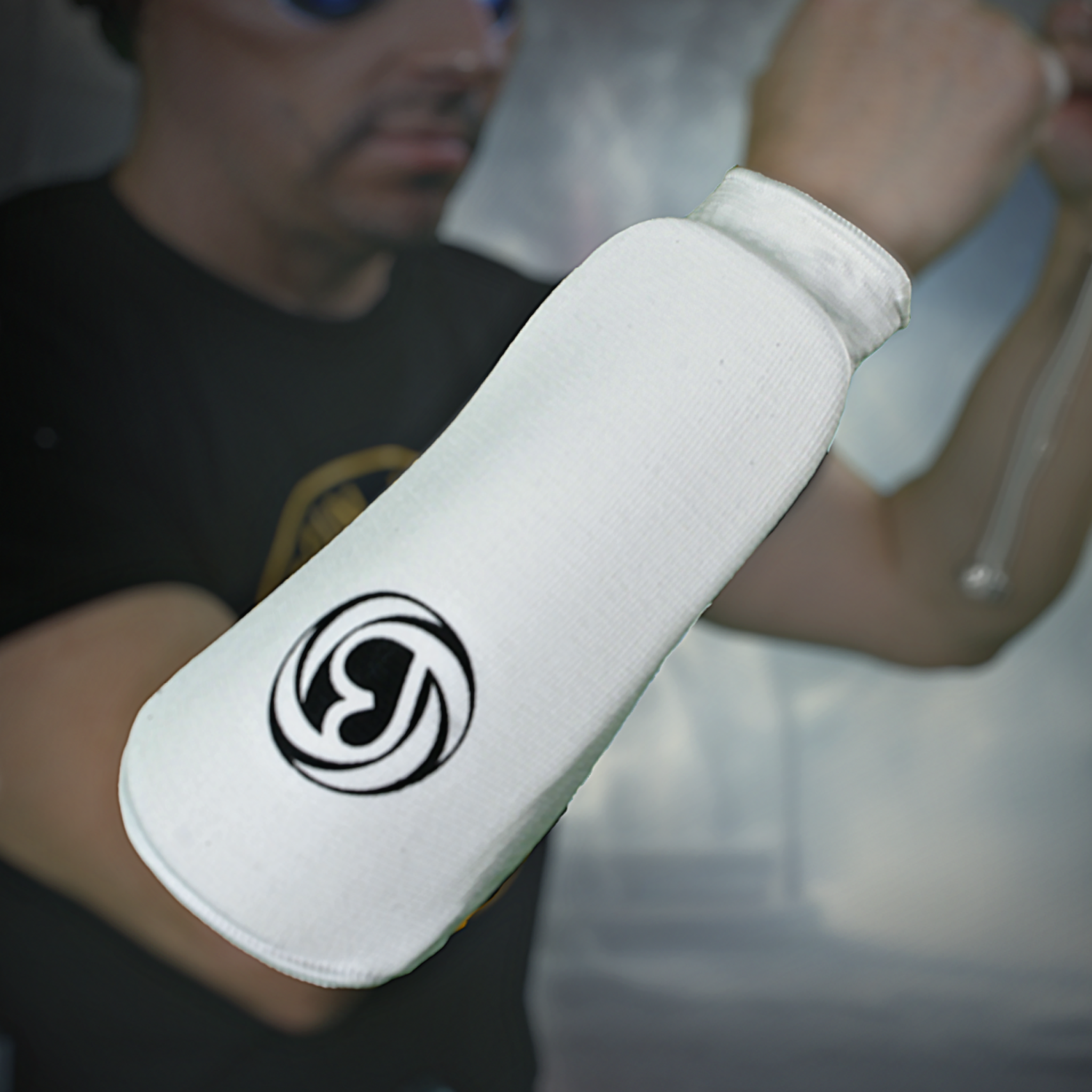 forearm martial arts pads protecting forearms from karate blows when training